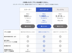 freeeの料金プラン